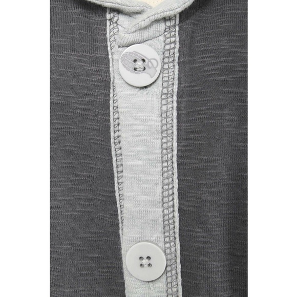 🍍RUDE Gray Slub Knit Monogram Cardigan - Picture 5 of 6